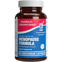 Anabolic Laboratories Phytoestrogen bottle shown for menopause support and daily wellness.