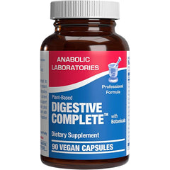 Anabolic Laboratories plant-based digestive enzymes bottle supporting protein, carb and fat digestion.