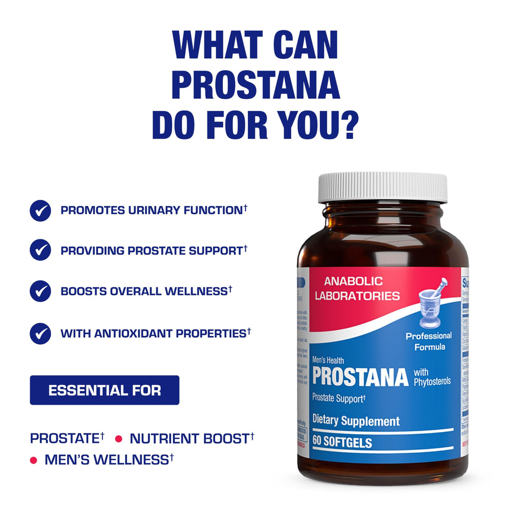 Anabolic Laboratories Prostana capsules layout for convenient daily ingestion