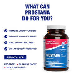 Anabolic Laboratories Prostana capsules layout for convenient daily ingestion