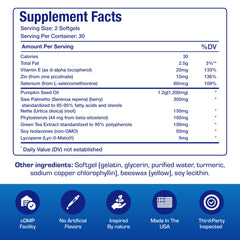 Anabolic Laboratories Prostana packaging emphasizing non-GMO and USA-made quality