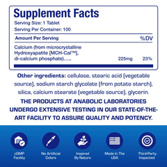 Anabolic Laboratories bottle cap detail showing secure packaging quality