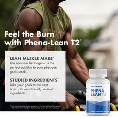 Anabolic Warfare Phena-Lean T2 easy-to-swallow capsules ideal for daily routine.