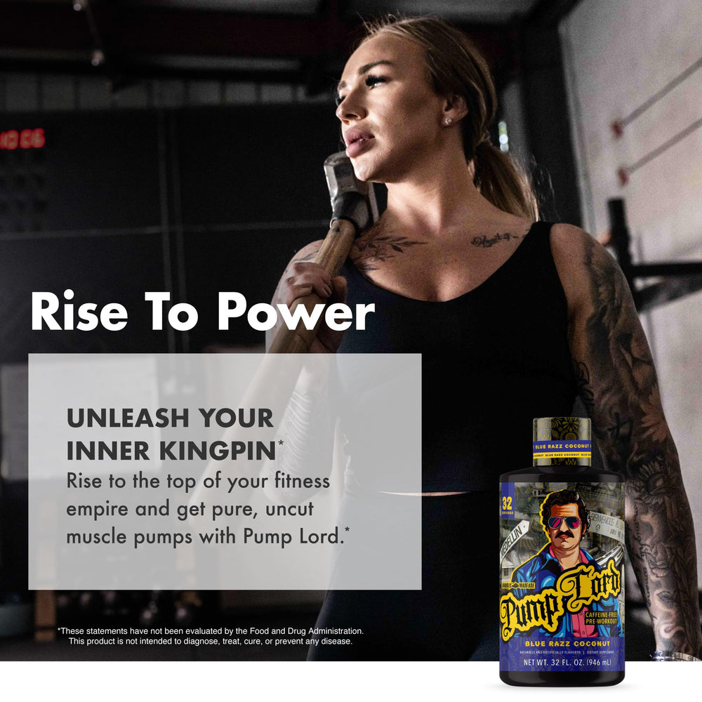 Anabolic Warfare Pump Lord packaging box on display in retail.