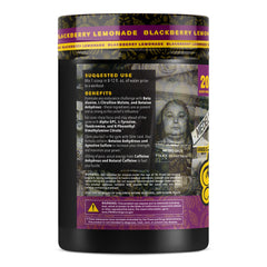 Stim Lord label close-up showing caffeine and endurance ingredients