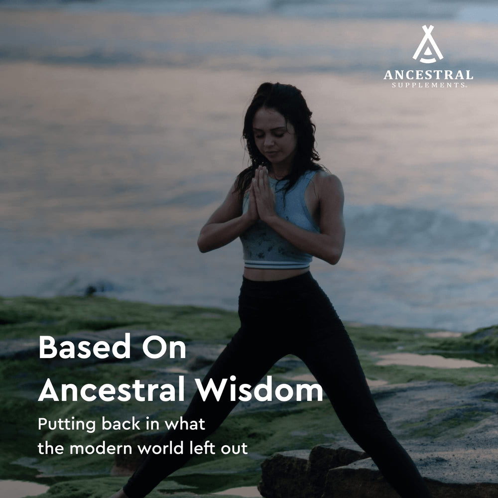 Ancestral Supplements Dense nutrition bottle signals high-quality bone nutrition