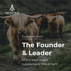 Ancestral Supplements Grass-fed beef tripe ingredients highlight natural gut nourishment