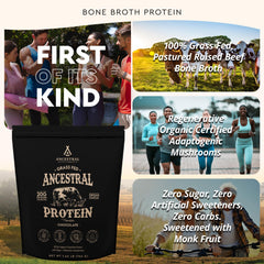 Ancestral Supplements regenerative organic-certified seal for trusted purity.