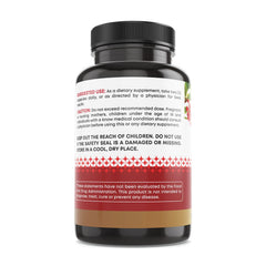 Ancient Bliss gluten-free label on bottle signaling dietary-friendly choice.