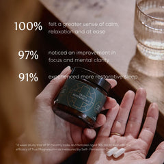 Ancient + Brave capsules closeup shows soft capsules for daily magnesium support.