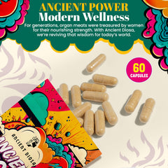 Capsules arranged in a row from ANCIENT DIOSA for easy comparison