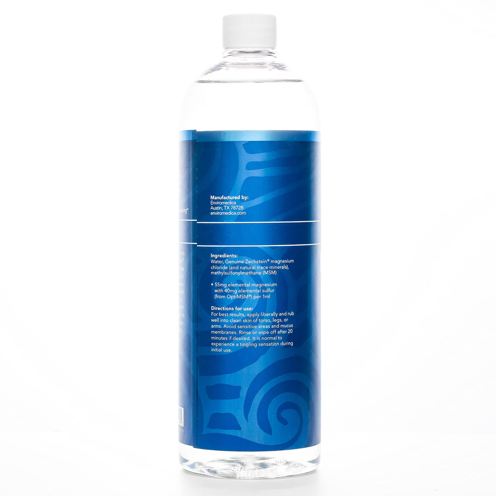Ancient Minerals skin absorption ease shown in clean application.
