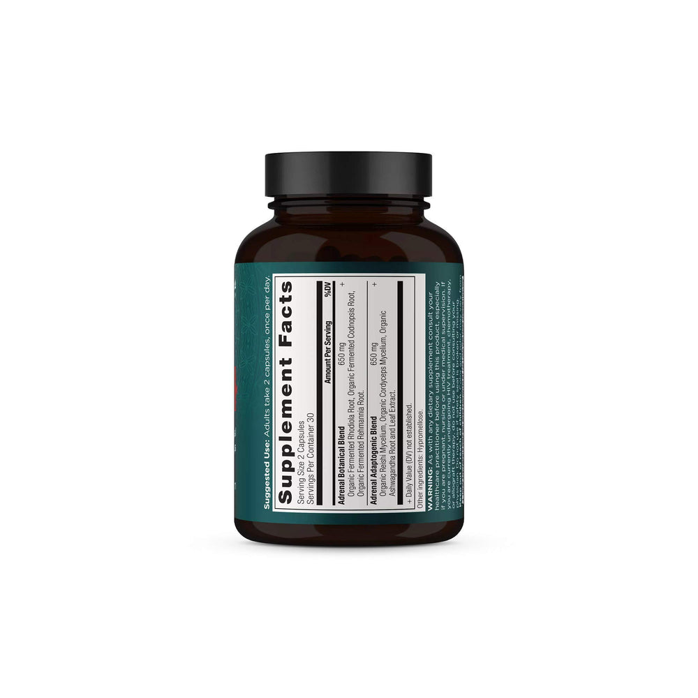 Ancient Nutrition Adrenal Support on kitchen counter, keto and paleo friendly.