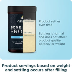 Ancient Nutrition bone broth protein jar close-up with label details