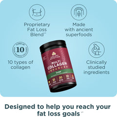 Ancient Nutrition cinnamon flavor collagen powder close-up, ideal with coffee