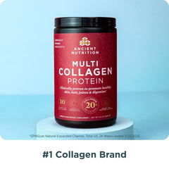 Ancient Nutrition collagen powder in water for quick absorption