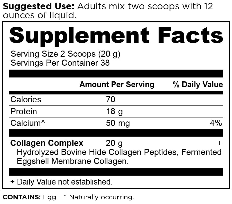 Ancient Nutrition Collagen Peptides serving scoop for easy daily use.