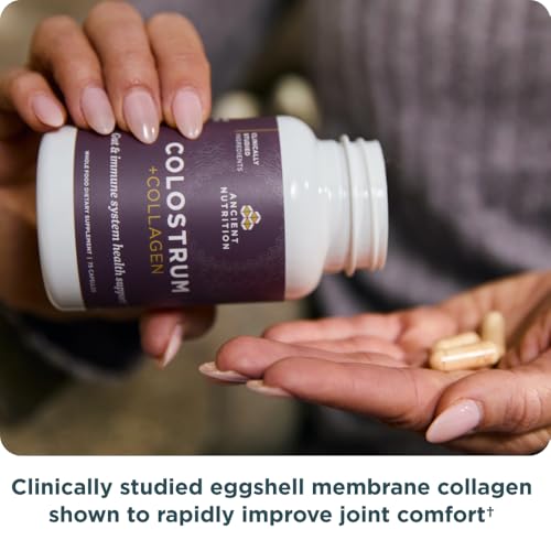 Ancient Nutrition capsules close up for convenient daily supplementation