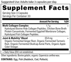 Ancient Nutrition joint mobility capsules close-up for everyday use.
