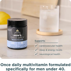 Ancient Nutrition men’s multivitamin tablet array suggests a comprehensive nutrient blend