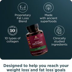 Ancient Nutrition Multi Collagen Advanced Lean capsules closeup highlights convenient daily wellness support.