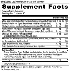 Ancient Nutrition Organ capsules closeup for convenient daily intake.
