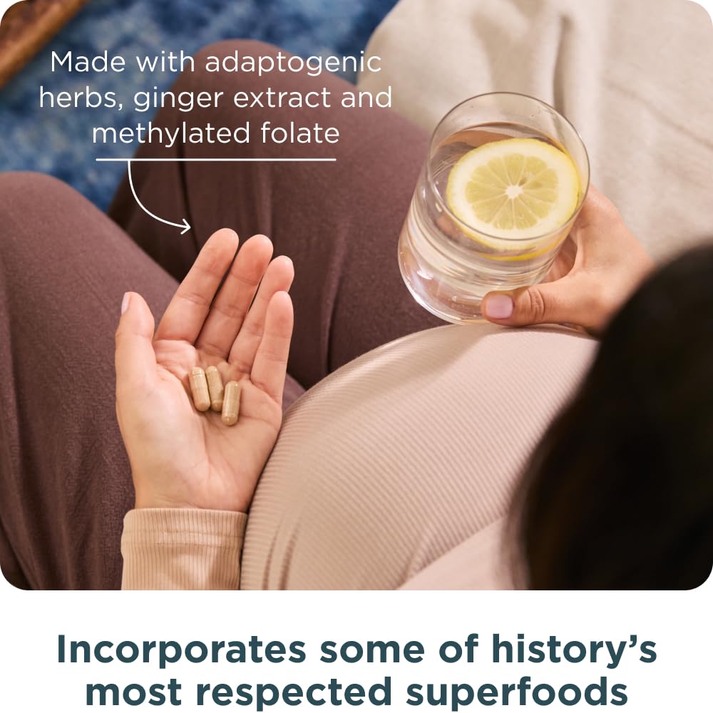 Ancient Nutrition Prenatal B vitamins and methylated nutrients for energy.