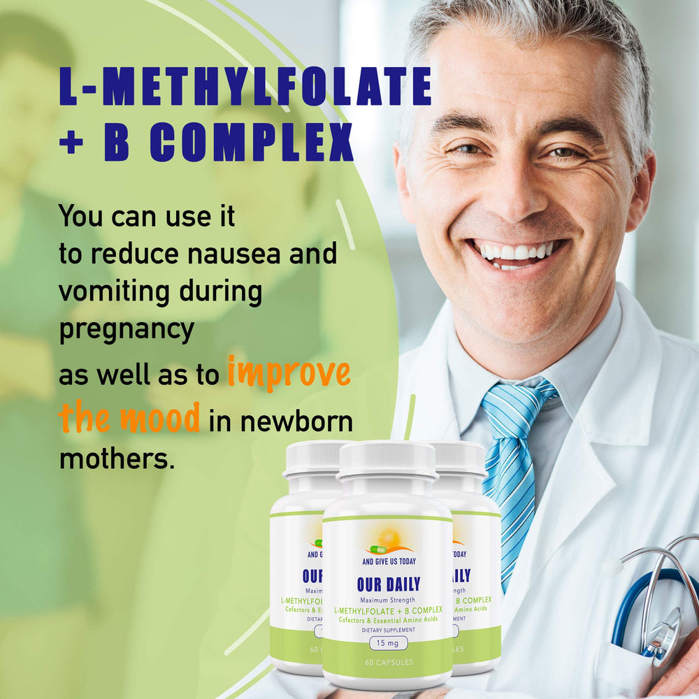 Active Folate label highlights premium folate form for nervous system support.