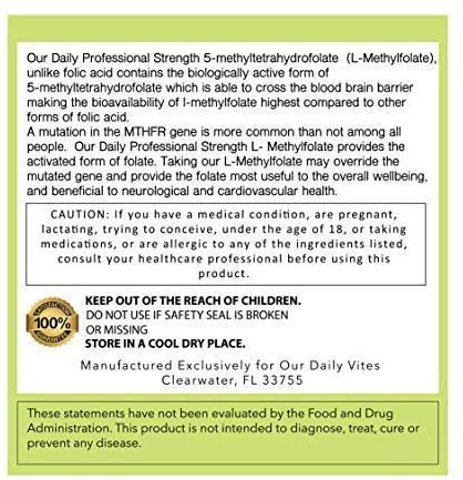 AND GIVE US TODAY OUR DAILY no fillers design for pure folate capsules.