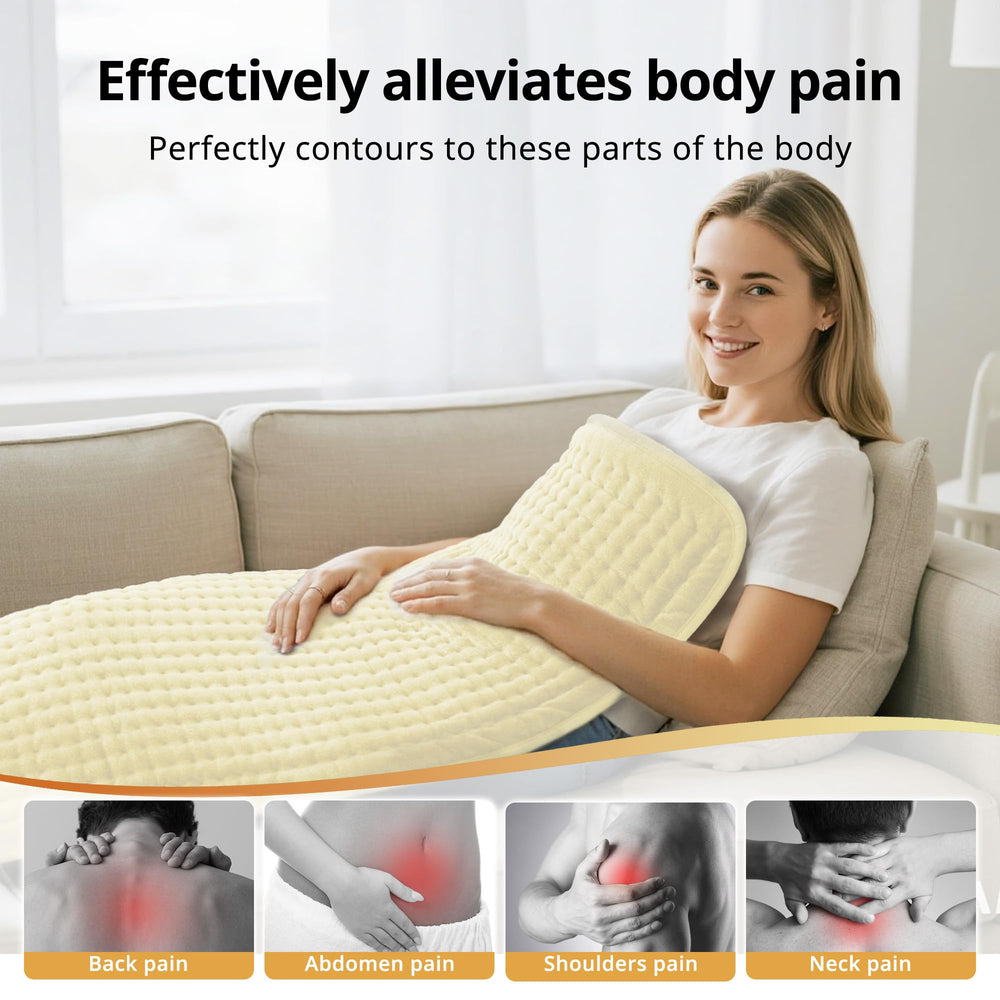 Andola heating pad dual-layer design improves heat distribution.