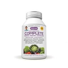 ANDREW LESSMAN Complete 900 bottle front showing high-potency daily nutrition in compact capsules