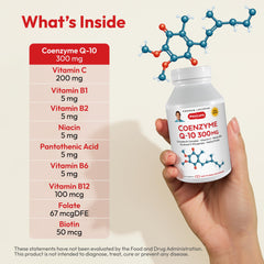ANDREW LESSMAN CoQ10 300 mg label details ingredients and benefits.