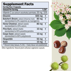 Andrew Lessman Diosmin-Hesperidin capsules closeup highlighting natural ingredients.