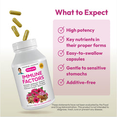 ANDREW LESSMAN Immune Factors packaging emphasizes eco-friendly solar-powered production