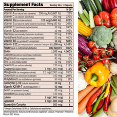 Andrew Lessman Nuoncemax label close-up showing vitamin D3 and CoQ10.