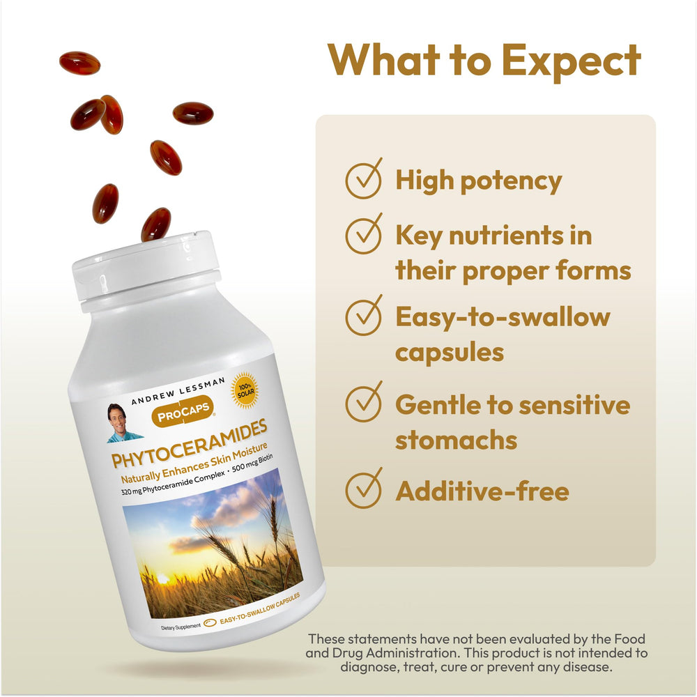 Andrew Lessman Phytoceramides packaging on shelf