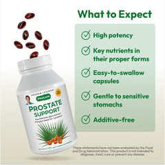 Andrew Lessman Prostate Support pumpkin seed oil offers antioxidant support.