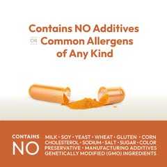 Ingredients highlight phosphatidylcholine complex and non-allergen formula.