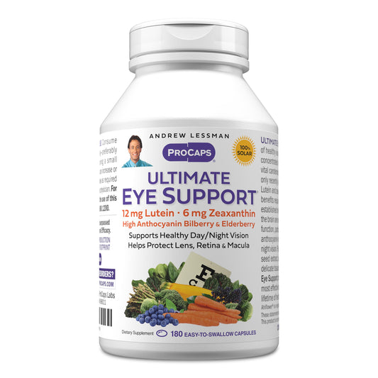 Andrew Lessman Ultimate Eye Support bottle for daily eye health routine