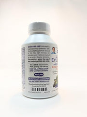 Close-up of Andrew Lessman Ultimate Eye Support label showing key ingredients