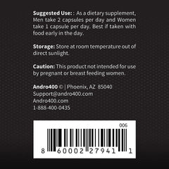 Andro400 capsules pour demonstrates convenient daily supplementation.