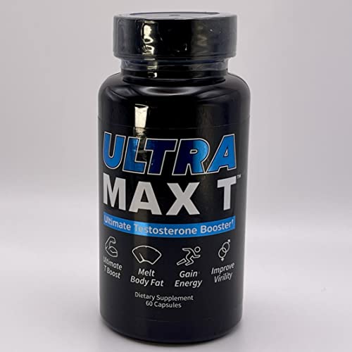 Andro400 Ultra Max T bottle back shows supplement facts for a daily regimen