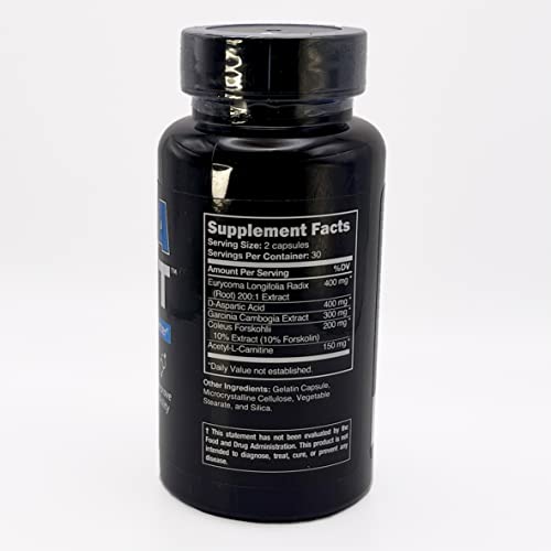 Andro400 UltraMax T label close-up showing clean ingredients.