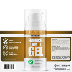 Androgenesis Enhanced Formula drying on skin after application.