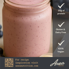 Anea Plant Protein GMP facility badge signaling quality.