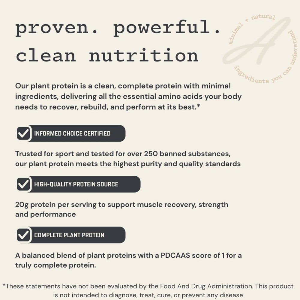 Anea Plant Protein Vanilla glass shake reveals creamy vanilla goodness
