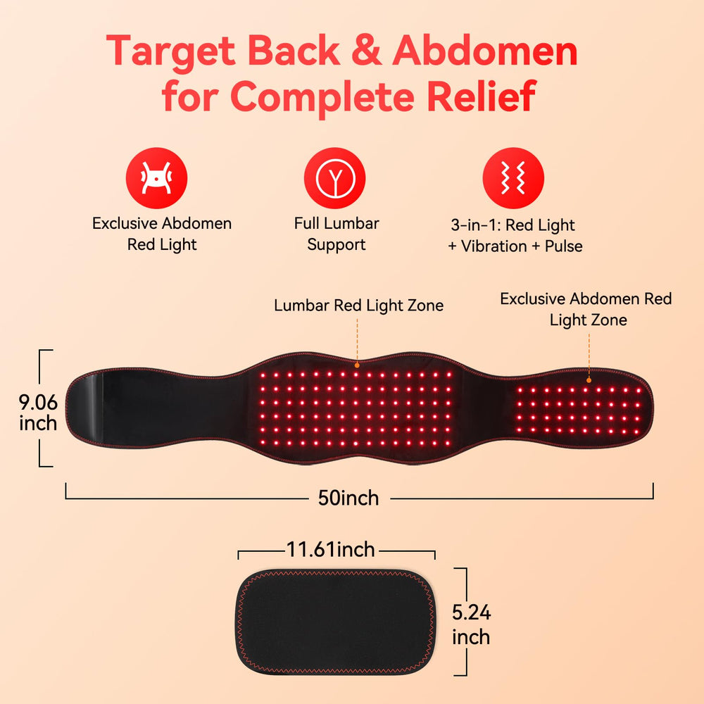 ANHOM LCD control enables independent back and abdomen settings.