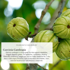 Cranberry extract powder visible for tangy flavor and digestive notes