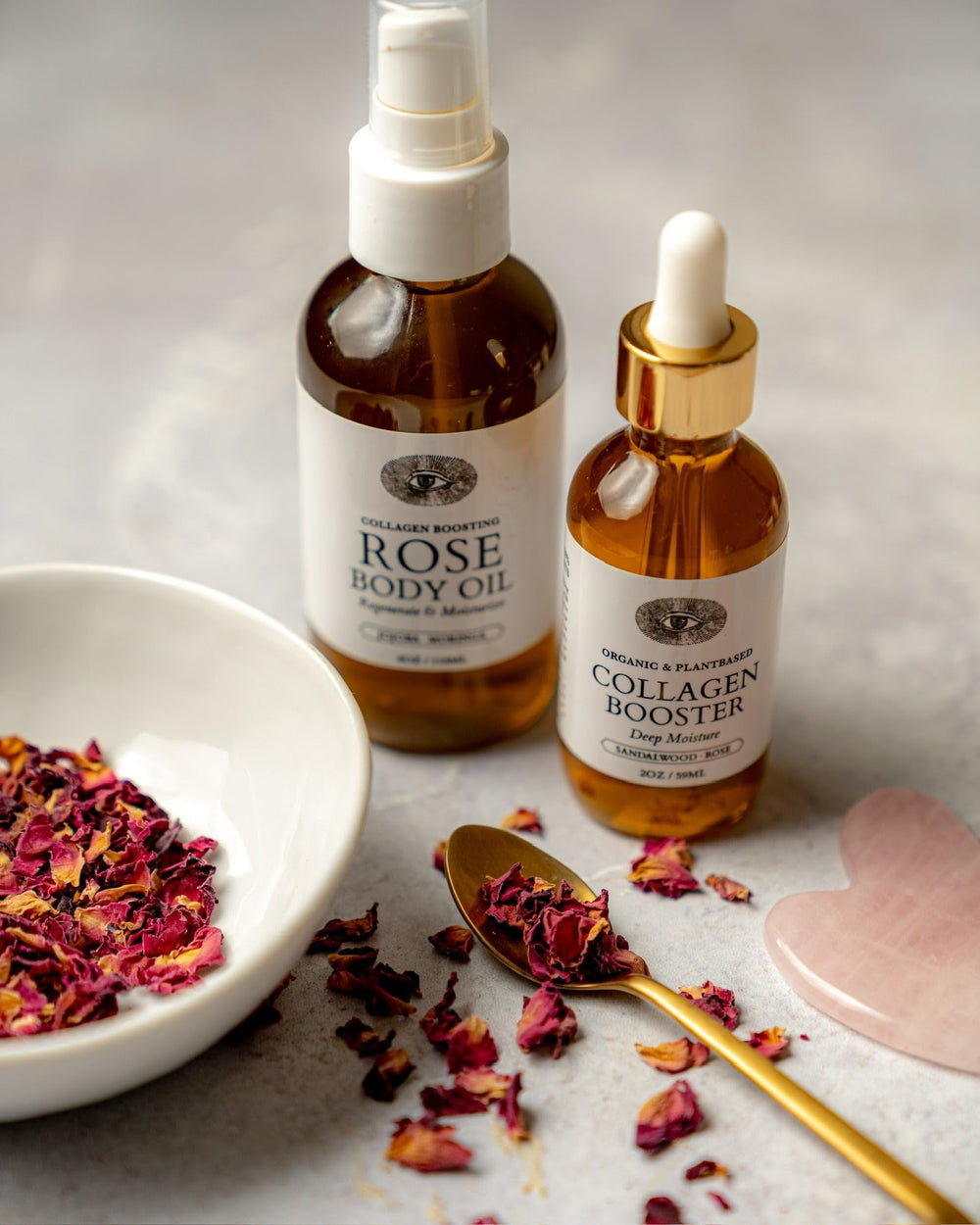 Anima Mundi Collagen Booster Oil ritual scene for glow