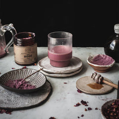 Anima Mundi Mucuna powder scoop for convenient dosing in beverages.